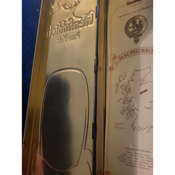 Vintage Glenfiddich Malt Scotch Collector Metal Tin Container ONLY - Picture 10 of 11